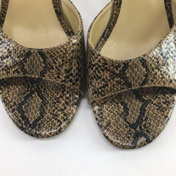 CL By Laundry Snakeskin sz 6½ Open Toe sandals - Picture 6 of 6